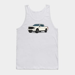 Car truck off road f-150 white Tank Top